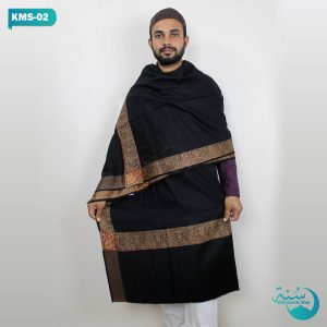 Black Color Pure Wool Indian Kashmiri Shawl || কালো কালার পিওর উল ইন্ডিয়ান কাশ্মীরি শাল